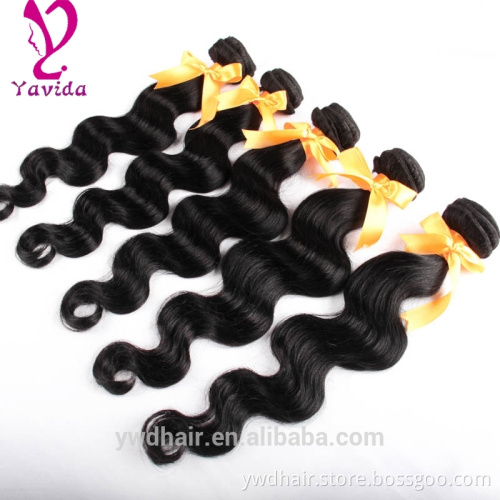 Malaysian virgin hair 3 bundle deals malaysian body wave 7a unprocessed virgin hair double drawn hair extensions